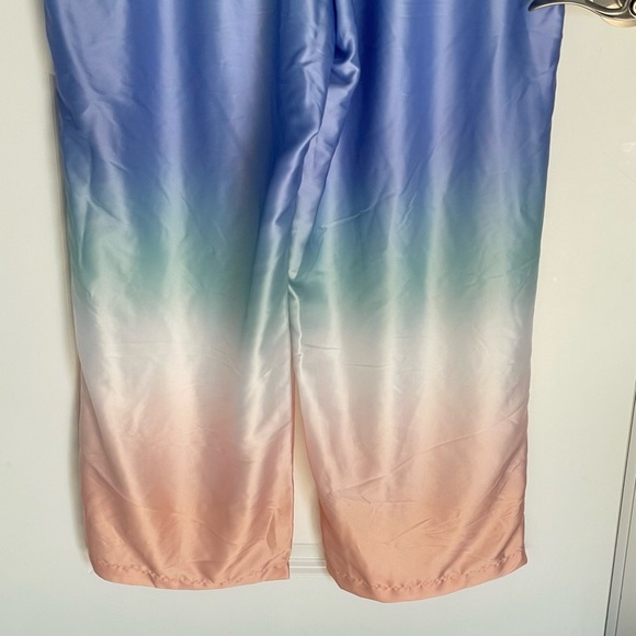 New! Victoria's Secret Satin Blue Ombre Pajama Set Size XXL nwot 47505 - Picture 14 of 16